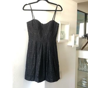 Black and Gold Cocktail Dress